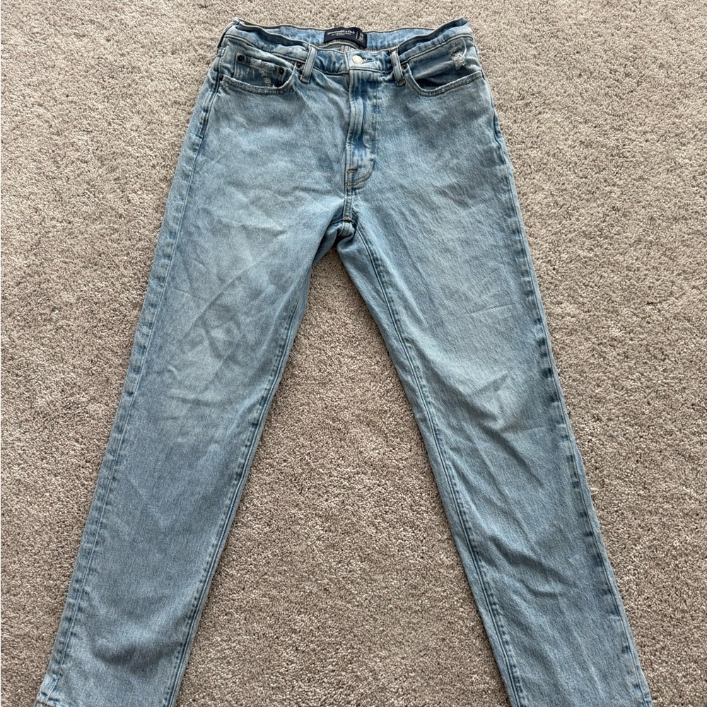 Abercrombie & Fitch Light Blue Vintage Straight Leg Jeans
